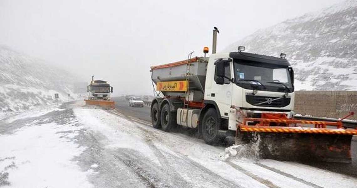 بارش برف و باران در ۱۰ استان